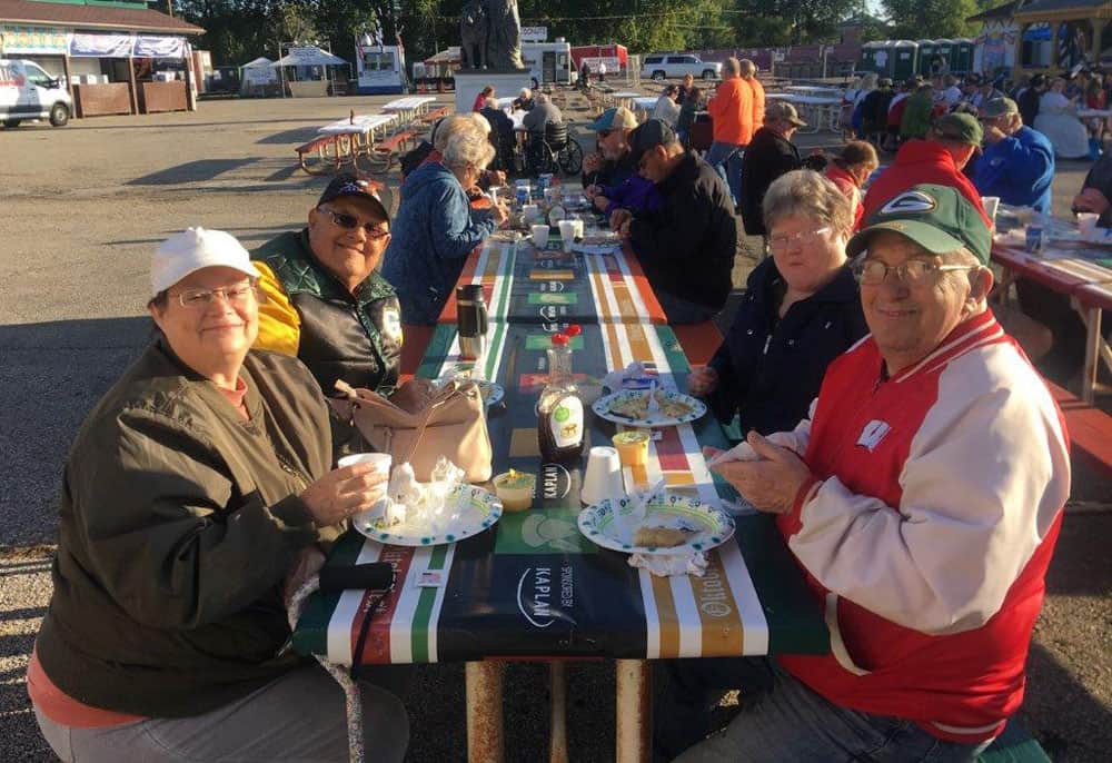 Residents at Oktoberfest Breakfast